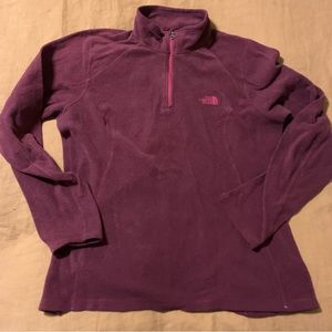 North Face Fleece Quarter Zip Pullover